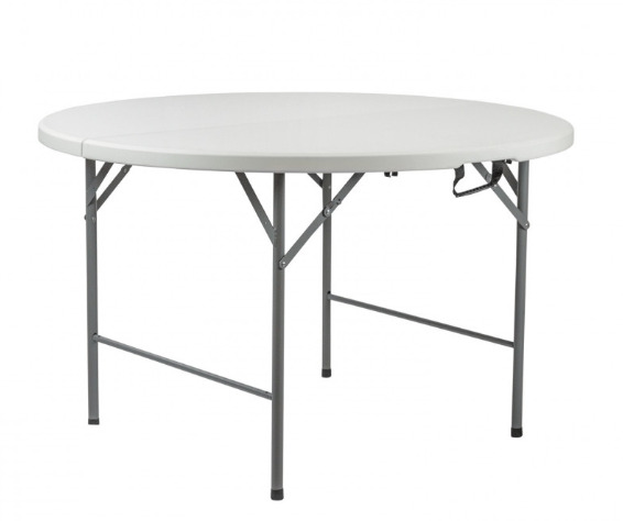 Mesa Plegable Redonda Treska Dia.120*74cm