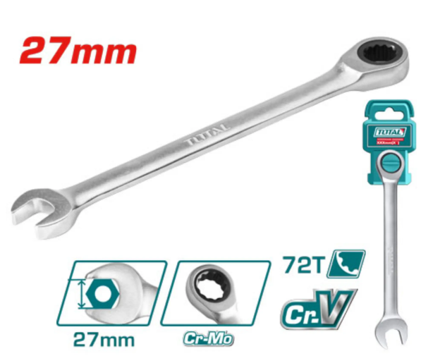 Llave Combinada Con Cricket Total 27mm