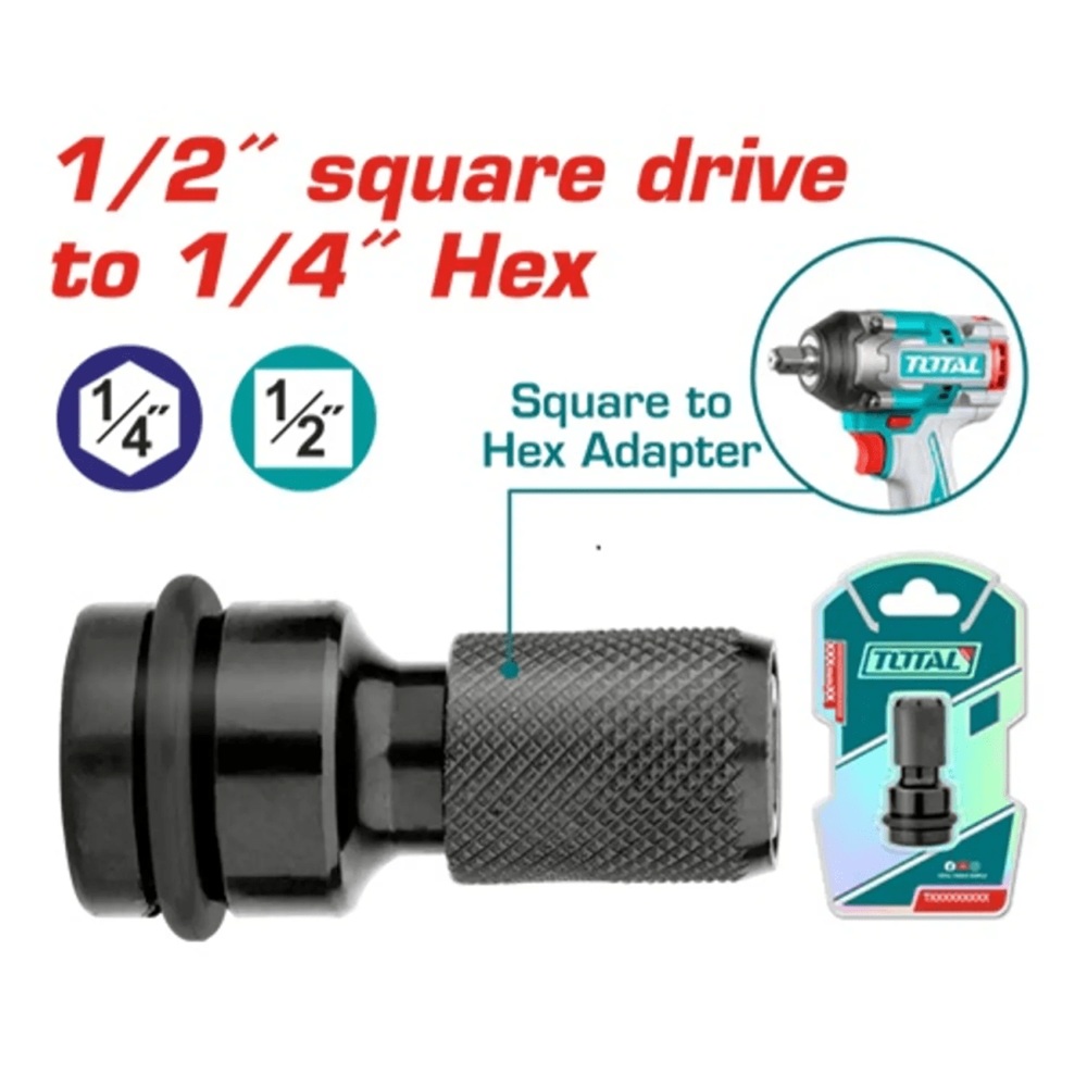 Imagen de Adaptador P/ Llave De Impacto Total 1/2" A 1/4"