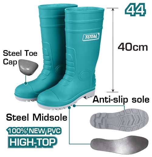 Bota De Goma Total S1p T.44