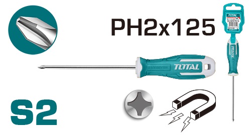 Destornillador Total Imant Ph2x125