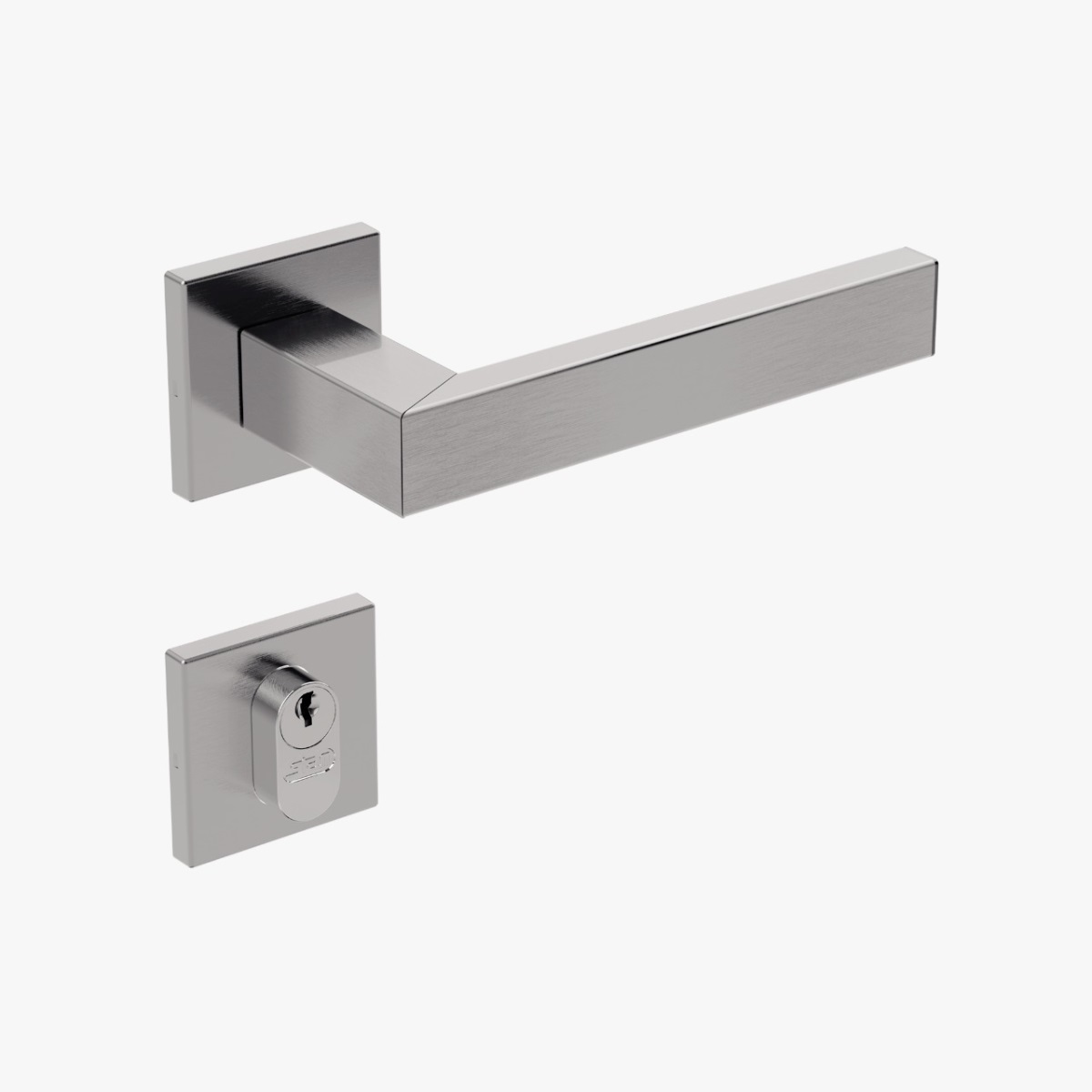 Cerradura Stam 803/Ix60 Ext.Inox Cepillado