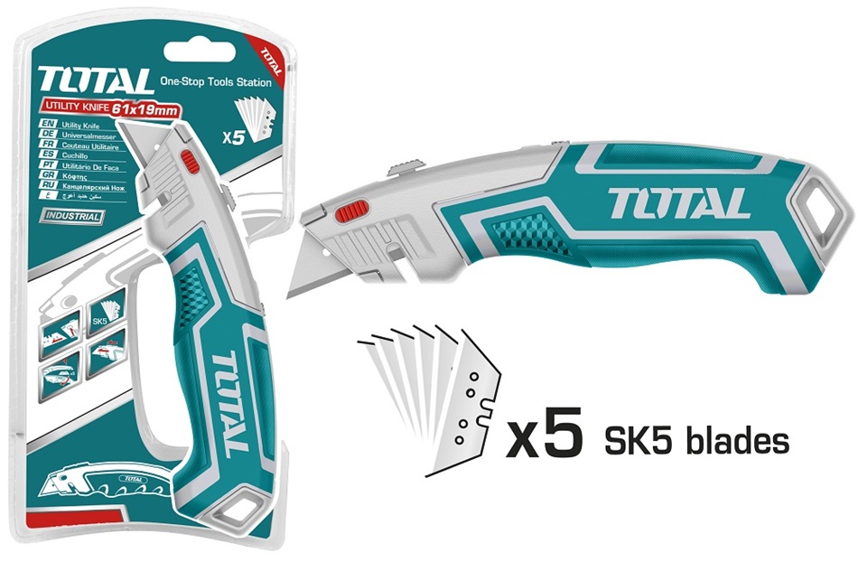Imagen miniatura de Cutter Total 180x45 Mm Industrial