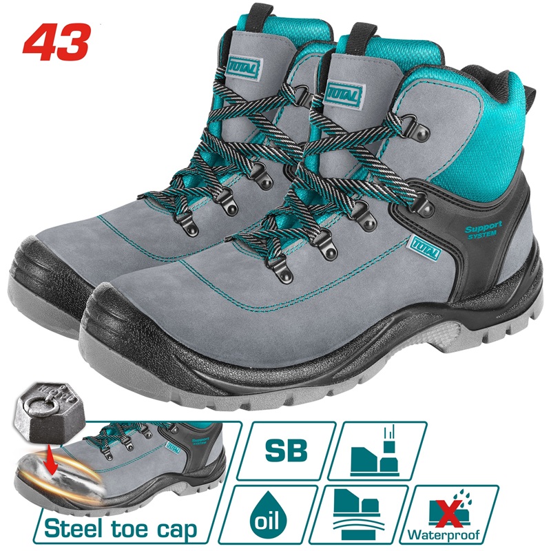 Imagen miniatura de Bota Seguridad Total Gris T.43 C/ Prot. Tobillo