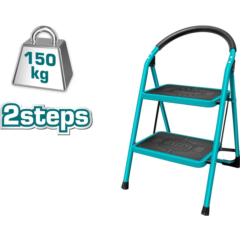 Imagen miniatura de Escalera Total Acero 510x485x775mm 2 Peldaños