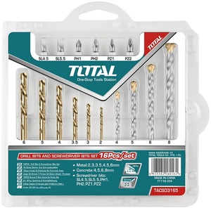 Kit Mechas Total 16pcs Atornillador