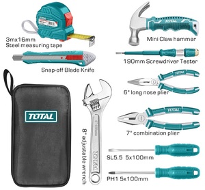 Kit Total Herramientas 9 Pcs Estuche