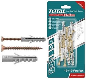 Kit Tornillo Tarugo Total St5.0x50