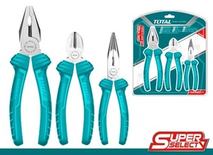 Set Pinzas Total 3pcs Unicolor Ss