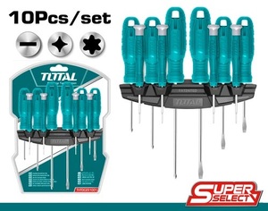 Set Destornillador Total 10pcs Base