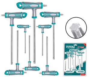 Set Llave Torx Total Mango T 8pcs