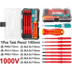 Set Destornillador Total 1000v 10pcs