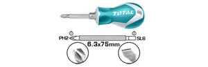 Destornillador Total 2 En 1 75mm