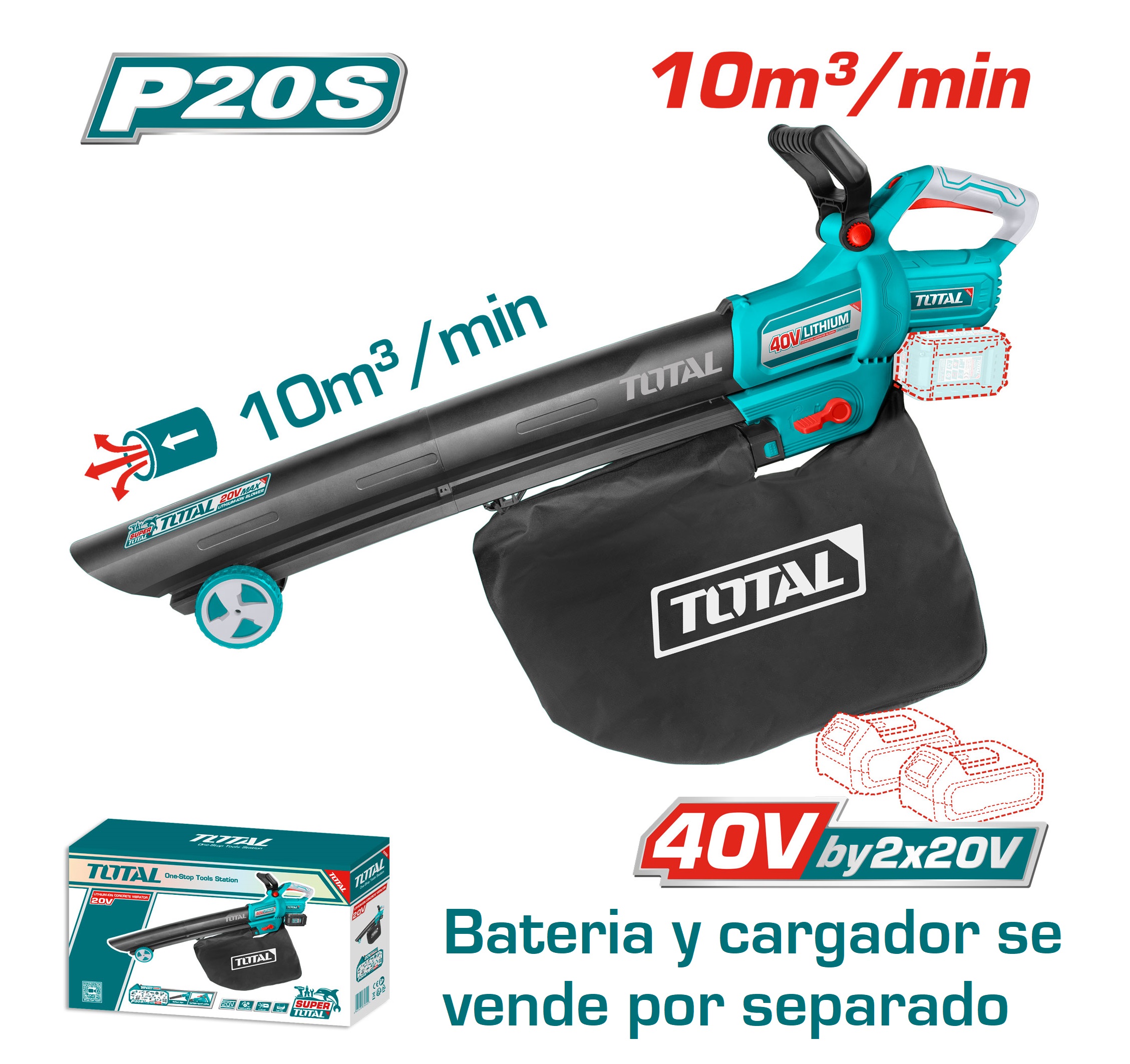 Soplador / Aspirador Total 40v