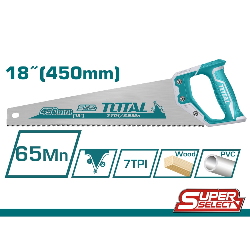 Serrucho Total 450mm 65mn Ss