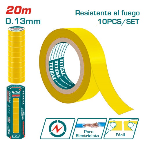 Cinta Adhesiva Total 0.13mmx20m Autofundente Amar