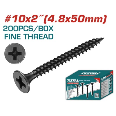 Tornillo Total St4.8x50mm Rosca Fina X200