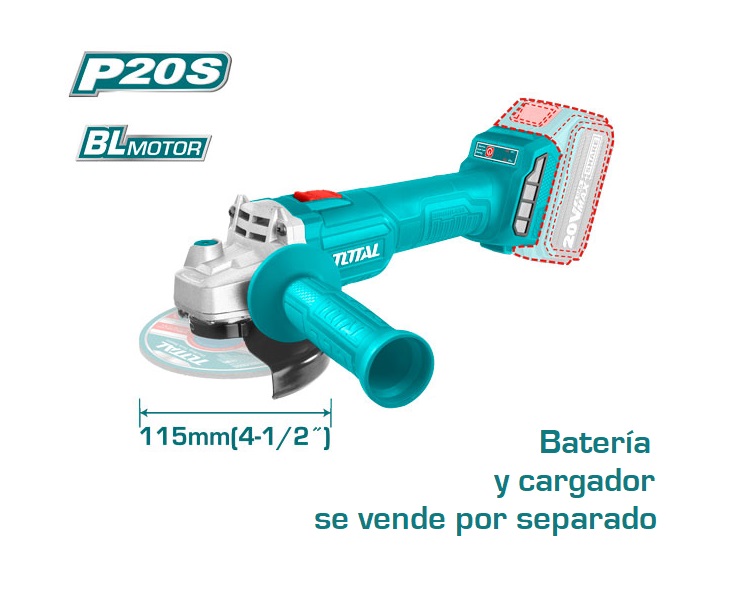 Amoladora Total 20v Variable Bl