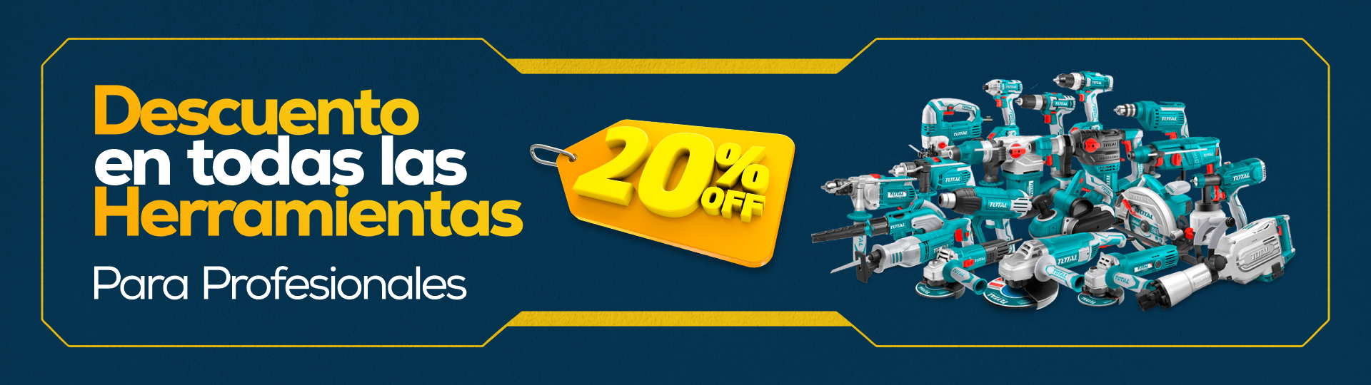 Descuentos del 20% para Profesionales en todas las herrameintas